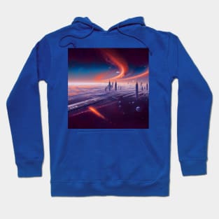 Interplanetary Spaceport Hoodie